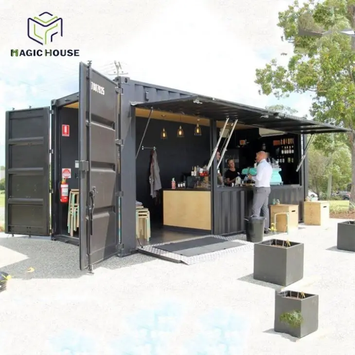 Mobile Container Bar voll gemacht Versand behälter Cafe Container modernes Design