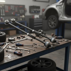 Barras de acoplamiento traseras para Infiniti XF XFR XK XJR F Type S Type D0100HP4C9W C2D1044 2 piezas lado del conductor y del pasajero - Product Image 2