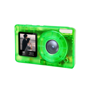 กล้องดิจิตอล DC06T จอคู่ 4K ซูมออปติคอล 17-30 เท่า แฟลช LED ฟิลเตอร์สร้างสรรค์ โหมดถ่ายภาพต่อเนื่อง โหมดเซลฟี่ - Product Image 2