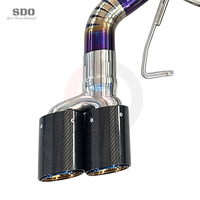 Échappement complet SDO Racing pour BMW X5 G05 B58 3.0T 2019+ en titane avec downpipe droit et commande de soupape électronique