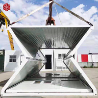Portable Pliant Préfabriqué Mini Petite Maison Pas Cher Vie Conteneur Villa Conteneurs Superposés Plegables à Vendre