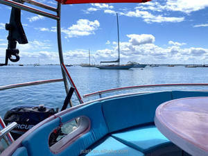 Лодка с электрическим аккумулятором для барбекю, Пончик, цена, франшиза, Ванкувер, Канада, лодка для охлаждения и барбекю на лодке, Морская Лодка для барбекю из нержавеющей стали - Product Image 5