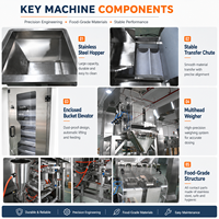 Machine à fabriquer des sachets Doypack |   Machine de remplissage de sachets pour petits produits granulaires 100g-500g – Solution d'emballage multifonctionnelle pour usine