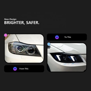 Conjunto de Faros Delanteros Adaptativos para <span class=keywords><strong>BMW</strong></span> 2010 2011 / Faros Delanteros Halógenos Xenón para Automóvil <span class=keywords><strong>E90</strong></span> 2005 2007 2008 - Product Image 2
