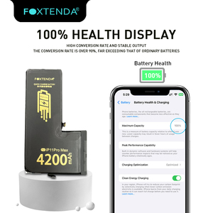 <span class=keywords><strong>แบ</strong></span><span class=keywords><strong>ต</strong></span>เตอรี่โทรศัพท์มือถือ100% ของแท้สำหรับ<span class=keywords><strong>11PRO</strong></span> โทรศัพท์ความจุสูงสุดอะไหล่ขายส่ง - Product Image 2