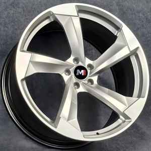 Jantes forgées en alliage 6061-T6 gris argenté de luxe concave profond personnalisées 17-24 pouces Garantie à vie en état neuf pour <span class=keywords><strong>Audi</strong></span> A8 S8 <span class=keywords><strong>RS8</strong></span> - Product Image 3