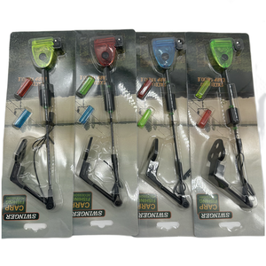 LED estilo europeo carpa <span class=keywords><strong>mar</strong></span> Polo Rocker Swinger flash Acero inoxidable tensor biblioteca pesca soporte alarma Indicadores - Product Image 3