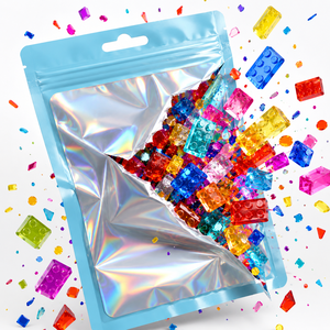 Bolsas con Cierre y Ventana Transparente Personalizadas al por Mayor con Logotipo, Reutilizables, para Juguetes, Regalos, Joyería, Proveedor de Empaques para Minoristas - Product Image 1