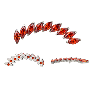 Usine Piercing Helix Boucle D'oreille Labret Bijoux De Mode ASTM F136 Implanté Grade Titane Interanlly Fileté Bijoux En Gros - Product Image 5