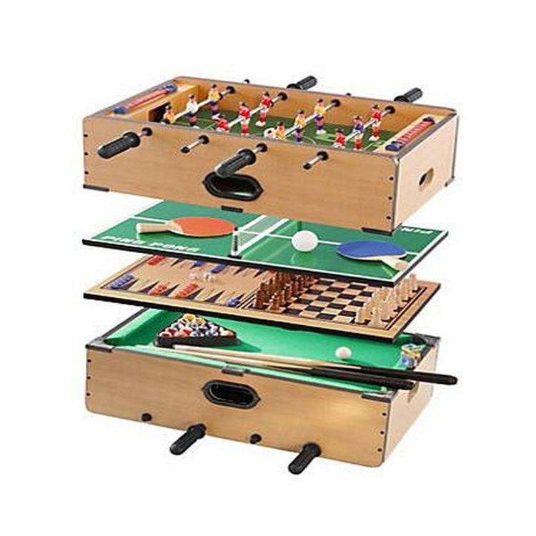 5 в 1 мульти-игровой стол с бильярдной шахматной игрой, футбольный Настольный теннис и Backammon для детей