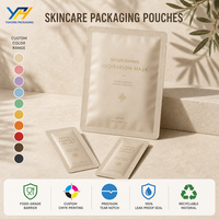 Sac d'emballage personnalisé avec logo, haute qualité, étanche, portable et résistant à l'humidité pour masques faciaux, huiles nettoyantes et shampoings pour le visage
