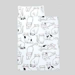 Tapis de <span class=keywords><strong>sieste</strong></span> <span class=keywords><strong>pour</strong></span> tout-petits avec oreiller et <span class=keywords><strong>couverture</strong></span> en polaire tricotée Sac de couchage portable <span class=keywords><strong>pour</strong></span> garderie <span class=keywords><strong>pour</strong></span> les garçons et les filles d'âge préscolaire - Product Image 6