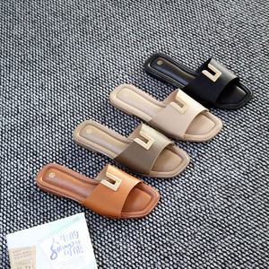 High-quality <b>Summer</b> New Design Casual Comfortable Lightweight Flat Sandals <b>slippers</b> Wholesale Durable Breathable Women's Sandals - Product Image 1