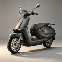 Motocicleta Eléctrica Inteligente en Oferta con Apple CarPlay, Autonomía de 200 km, Velocidad de 100 km/h, Batería Dual de 72V 40A, Motor de Tracción Lateral, E-Scooter