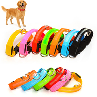Collar Luminoso para Perro con Carga USB, Hebilla de Liberación Rápida y Correa de Nailon Ajustable para Perros Pequeños a Grandes