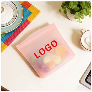 Sacs de conservation alimentaire en silicone réutilisables, étanches, de qualité alimentaire, avec logo personnalisé en gros - Product Image 5