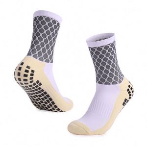 Chaussettes de sport pour jeunes, personnalisées, couleur unie, logo, confortables, respirantes, séchage rapide, usage quotidien, avec points adhésifs - Product Image 1