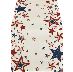 Ensemble de napperons et de sets de table en polyester tricoté, style rustique chic, avec dentelle crochetée brodée et imprimé rustique, pour mariages, maison et hôtel - Product Image 1