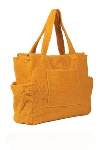 Bolso <span class=keywords><strong>de</strong></span> hombro ecológico <span class=keywords><strong>de</strong></span> 22 pulgadas para mujer, bolso <span class=keywords><strong>de</strong></span> mano <span class=keywords><strong>de</strong></span> tela <span class=keywords><strong>de</strong></span> rizo <span class=keywords><strong>de</strong></span> Color sólido <span class=keywords><strong>con</strong></span> bolsillos, bolso <span class=keywords><strong>de</strong></span> mano <span class=keywords><strong>de</strong></span> <span class=keywords><strong>playa</strong></span> plegable <span class=keywords><strong>de</strong></span> tela <span class=keywords><strong>de</strong></span> rizo - Product Image 3