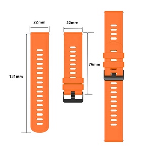 <span class=keywords><strong>Bracelet</strong></span> en Silicone Sport 22mm pour Huawei Watch GT <span class=keywords><strong>2</strong></span> 46mm <span class=keywords><strong>Bracelet</strong></span> pour <span class=keywords><strong>Samsung</strong></span> Galaxy Watch 46mm <span class=keywords><strong>Gear</strong></span> S3 Huami GTR 47mm - Product Image 6