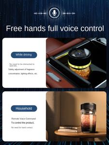 Diffuseur de parfum de voiture intelligent à commande vocale Carmate avec aromathérapie, lumières colorées, flacon en verre, 7 types de parfums longue durée - Product Image 6