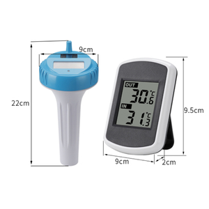 Tùy chỉnh nổi năng lượng mặt trời không dây kỹ thuật số nhiệt kế màn hình nhiệt độ hồ bơi hộ gia đình Nhiệt kế - Product Image 2