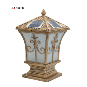 Pilier solaire Antique Offre Spéciale, éclairage d'extérieur pour porte de jardin, <span class=keywords><strong>lampe</strong></span> murale à LED en aluminium, lampadaire moderne - Product Image 2
