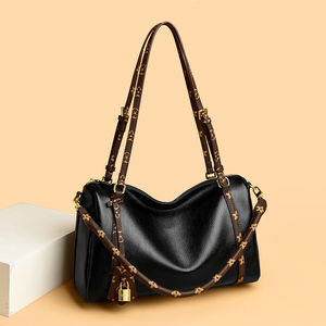 Bolso de Mano de PU para Mujer, a la Moda. Diseñado con Patrones Geométricos. Bolso de Mano Boston de Lujo.2172 - Product Image 1