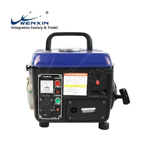 WENXIN Air-cooled 1-Cylinder 2-Stroke Camping 110 Petrol Generator For Home Use