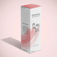 Boîtes d'emballage pliées blanches de luxe avec logo, personnalisables, pour cartes parfumées, boîtes en papier, pots de bougies parfumées