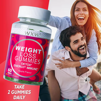 Gummies pour la perte de poids, gummies au vinaigre de cidre de pomme, complément alimentaire, gummies pour le soutien digestif, pour nettoyer et détoxifier, en stock