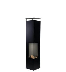 เตาผิงกลางแจ้งทรงกลมเหล็กคอร์เทนสูง 160 ซม. - Product Image 2