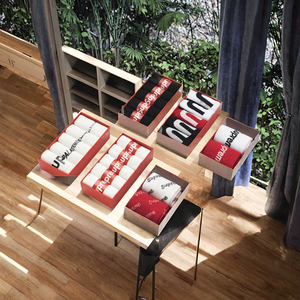 High Quality Cotton Print Letter Shorts with <strong>Garter</strong> Box Packaging Casual Skatestreet for Summer and Autumn - Product Image 3