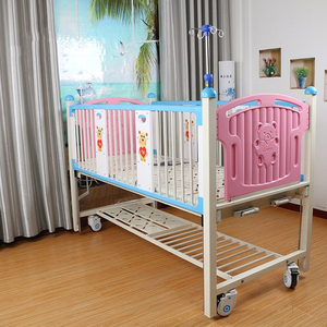 Camas manuales de 2 funciones para cuidado de pacientes, hospital de bebé, hospital infantil - Product Image 3