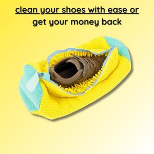 Sac de lavage pour chaussures, réutilisable, en polyester, imperméable, gain de place, grande capacité, pour baskets et chaussures de sport 360 - Product Image 6