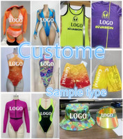 Maillot de bain une pièce personnalisé pour femme, rose, brillant, grande taille, style monokini Miami, pour festival, rave, carnaval, Jouvert et tenue de soirée