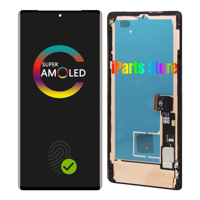 IPARTS Replacement Display for Google Pixel 7 Pro 5G GP4BC GE2AE GFE4J 120Hz AMOLED Touch Screen With Frame Assembly OEM