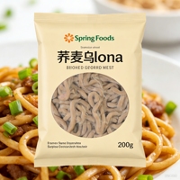 Nouilles Udon de sarrasin de style japonais de haute qualité, instantanées, faibles en gras, en vrac, cuisson en 1 minute