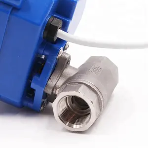 3/4 ''DN20 ss304 sulama mini servo motor vana