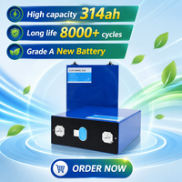 Sel Baterai EVE MB31 Lifepo4 314ah 280Ah 8000 Siklus 3.2V Baterai Isi Ulang Penyimpanan Energi Lifepo4 314ah