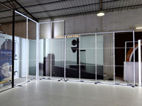Panneau publicitaire lumineux personnalisé en aluminium Seg, double éclairage, pour exposition, affiche de sol, boîte à lumière rétroéclairée, tour lumineuse