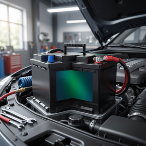 Batterie de voiture au lithium LiFePO4 12,8 V 50 Ah, démarrage/arrêt, sans entretien, cycle profond, 2500 cycles pour voitures et camions - Product Image 2
