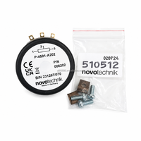 Potensiometer Standar NOVOtechnik Asli Baru P-4501-A502/P-4501-A202/P-4501-A102 Sensor Putar/Sensor Sudut Seri P4500