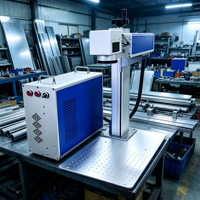 Équipement de marquage laser à fibre CNC 30W HG-ZM-T-D30, nouveau modèle pour la gravure sur métal et plastique, prend en charge les fichiers DXF, AI, DST