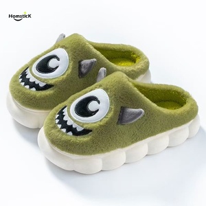 Custom Unisex Winter Warm for <strong>Slippers</strong> Soft Comfy Slip-On <strong>Felt</strong> Boots for Outdoor Thermal Features Fur Style for Women - Product Image 3