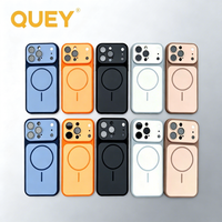 Funda Híbrida Rígida y Suave de Lujo al por Mayor, Doble Color, Magnética 2 en 1, TPU+PC, Antigolpes, Impermeable, Antihuellas, para iPhone 17 Pro Max