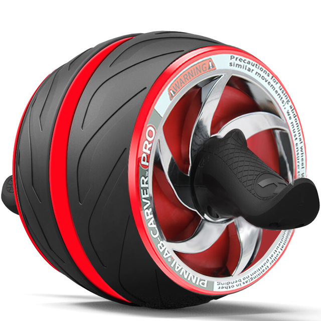Portable Steel Abs Wheel Roller for Workout Fitness Home or Gym Abdominal Exercise Muscle Training