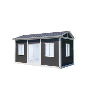 Garage rectangulaire moderne en conteneur avec fenêtres et porte, design étanche, certifié CE, pour atelier ou usage industriel - Product Image 2