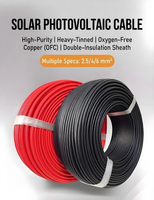 Galaxy Cable H1Z2Z2-K Solar PV Kabel 2,5/4/6mm Verzinntes Kupfer XLPO Isoliert 2000V DC IP67 Zertifiziert für Solarprojekte