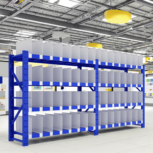 Rak <span class=keywords><strong>Display</strong></span> Supermarket Berbahan Logam Kuat, Rak Pembatas Satu Sisi, Rak Berdiri Bebas, Perakitan Snap-Fit, Dapat Disesuaikan - Product Image 6
